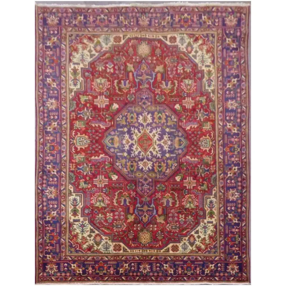 One Of The Kind Persian Tabriz Rug 11'0" x 8'0" zandirugs